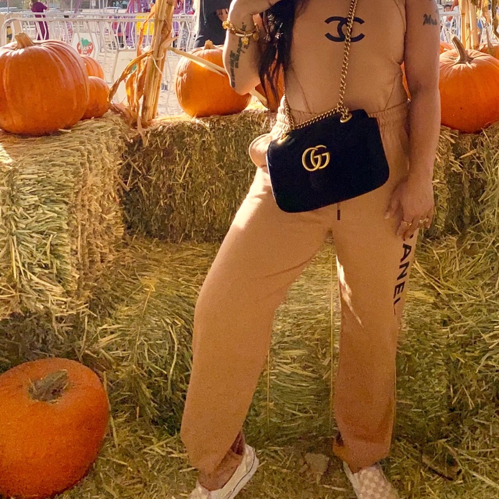 cute over all and joggers